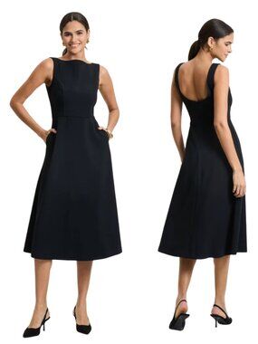 A New Day Women's Tailored Midi Dress
